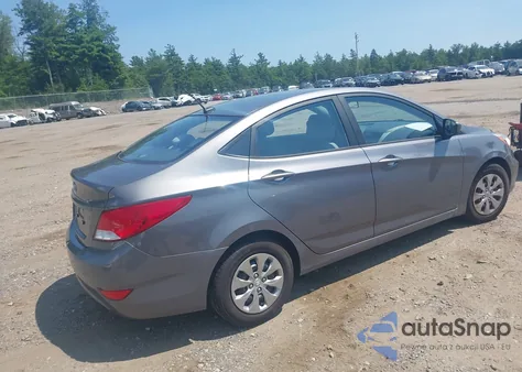 2016 Hyundai Accent Se z USA, uszkodzony, nr VIN KMHCT4AE3GU971630